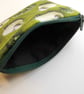 Coin purse sheep in green meadow print fabric - Image 4