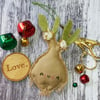 Christmas Mistletoe Mandrake Decorations