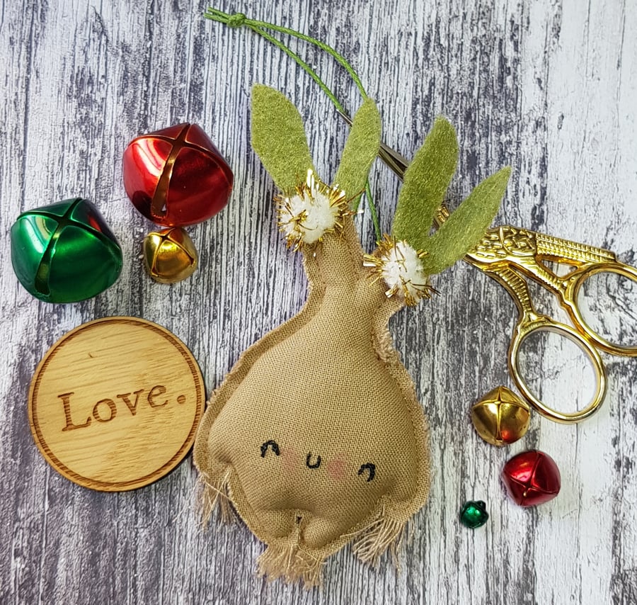 Christmas Mistletoe Mandrake Decorations