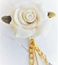  Polymer Clay Handcrafted Rose Stick Pin Brooch  - Image 2