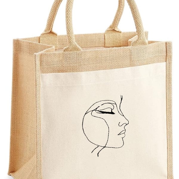 Eco-Chic Midi Hand-Stitched Tote Bags: Style Meets Sustainability
