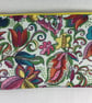 Liberty fabric zip pouch to fit larger phones, floral makeup pouch, pencil case, - Image 7