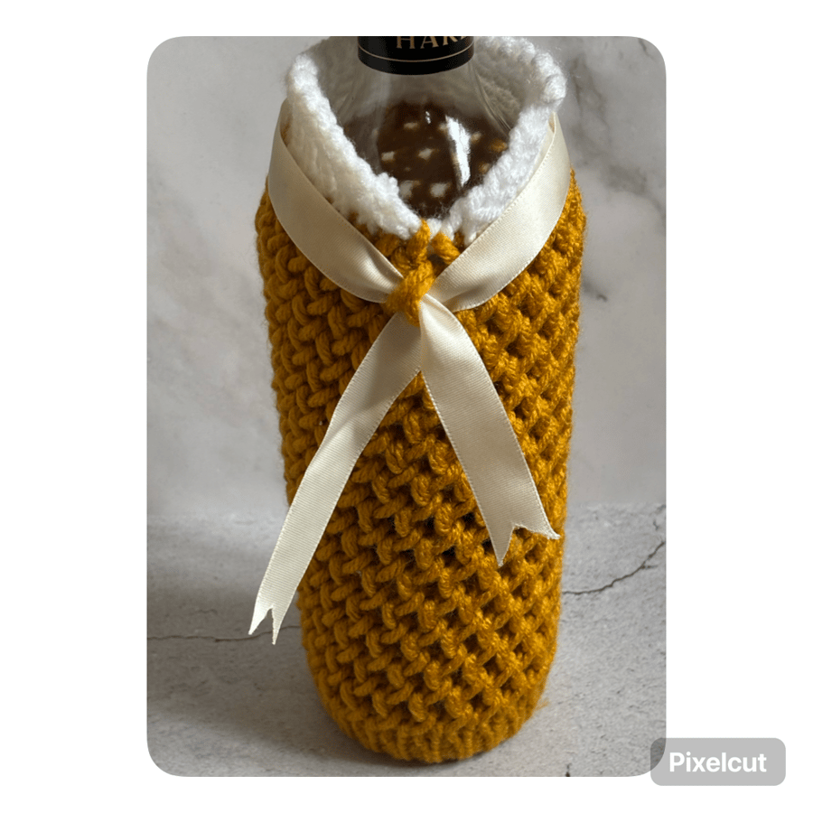 Knitted Wine Bottle Cover