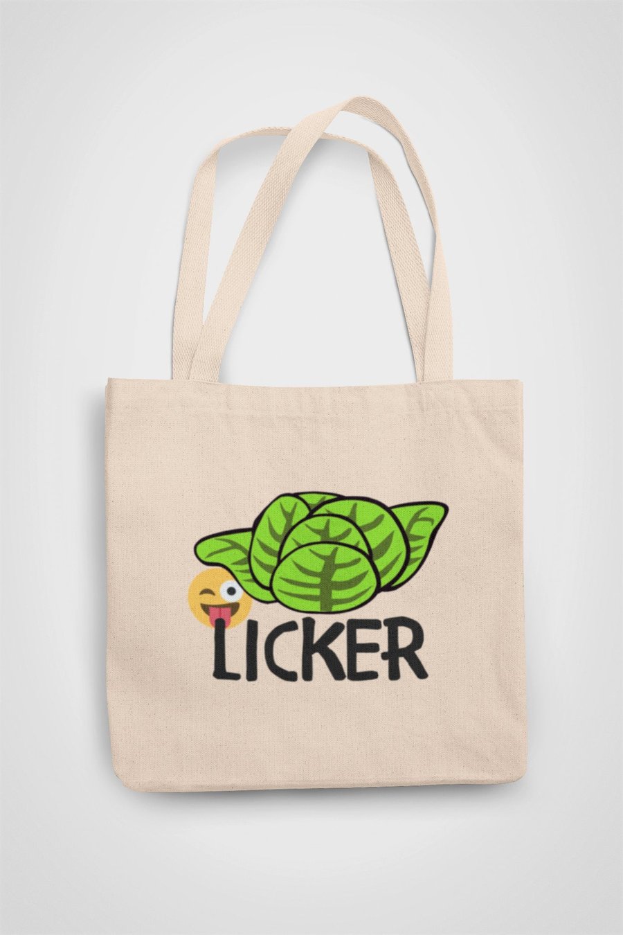 Lettuce Licker Tote Bag Reusable Cotton bag - funny birthday present gift 