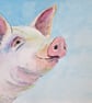Happy Pig. Farm Animal painting. Original Watercolour - Image 10
