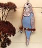 Budgie ceramic hanging decor. - Image 3