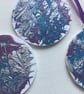  Christmas decoration. 4 Hand painted baubles. CC609.  - Image 2
