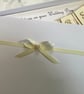 Personalised Handmade Wedding Day Card Gift Boxed Keepsake Ivory - Image 8