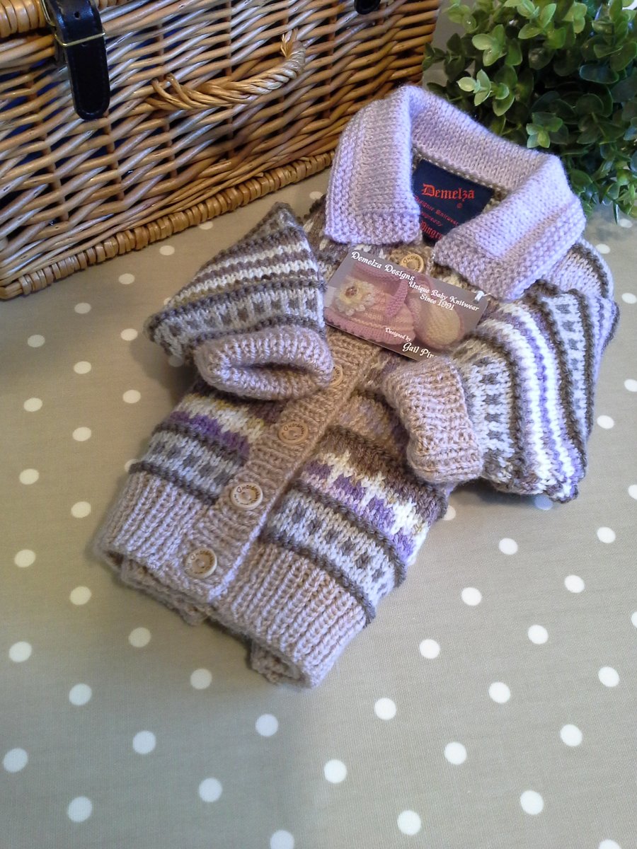 Girl's Faireisle Cardigan  18-30 months size