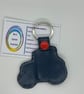 Embroidered Tractor Key ring Red - Image 2