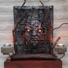 Fantasy Horror Light Up Ornamental Mantelpiece Tea Light Candle Holder