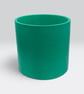  Large Statement 19 cm Persian Green Plant Pot - Turquoise Unique Planter - Image 9