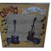 Guitar Square Card - Birthday, Well Done