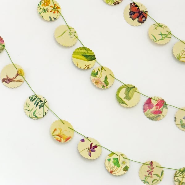 Mini Flower Bunting 