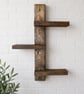 Handmade Rustic Wall Mounted Display Shelf  - Image 3