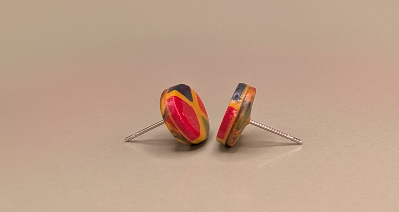 Autumn studs earrings 