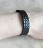 Leather Cuff, Hand Tooled Leather Cuff, Women Cuff, Men Cuff, Custom Bracelet - Image 4