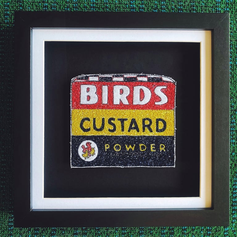 Sewn boxed custard powder