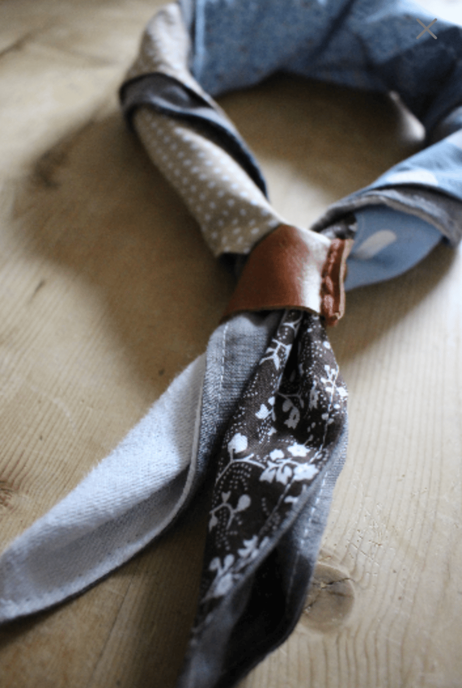 Handmade patchwork handkerchief bandana