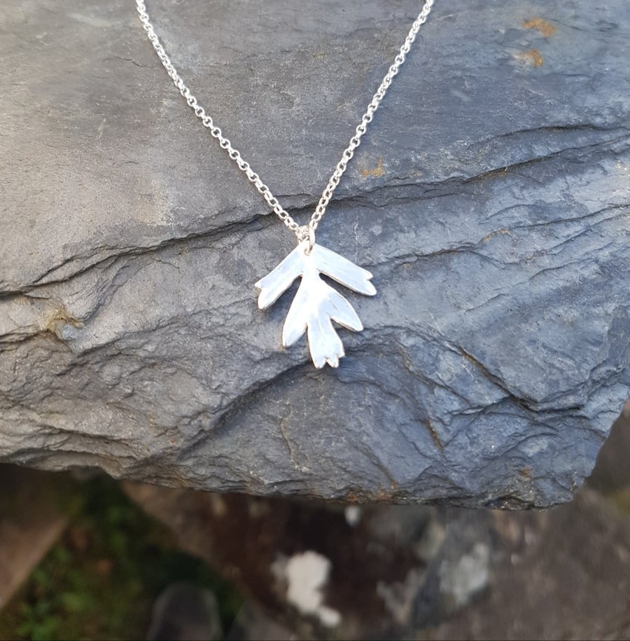 Hawthorn Leaf Necklace