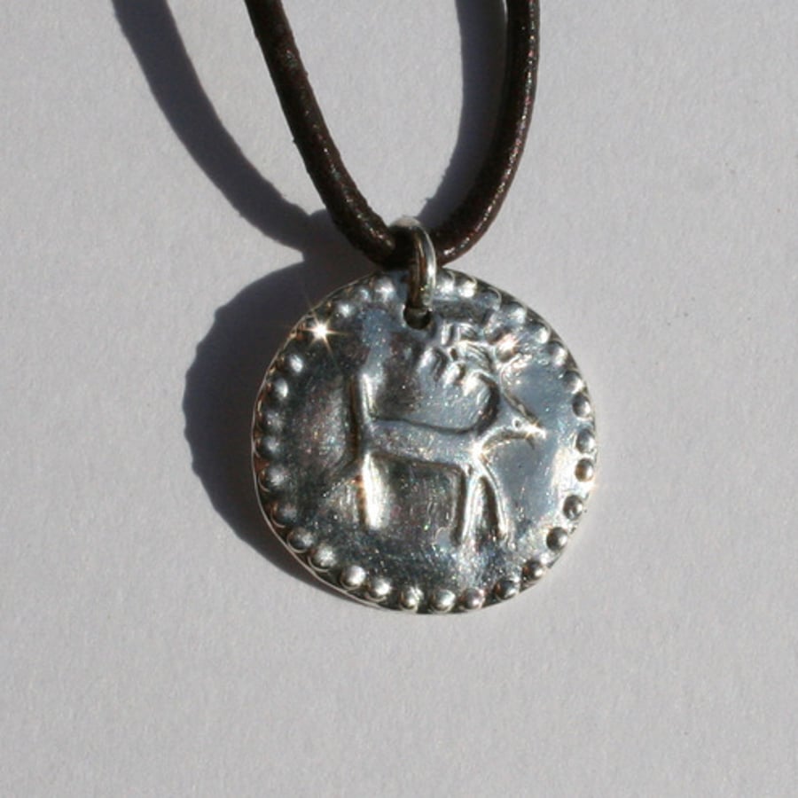 "antique" coin pendant