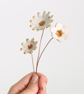 Gold Detail Ceramic Flower Stems - Image 1