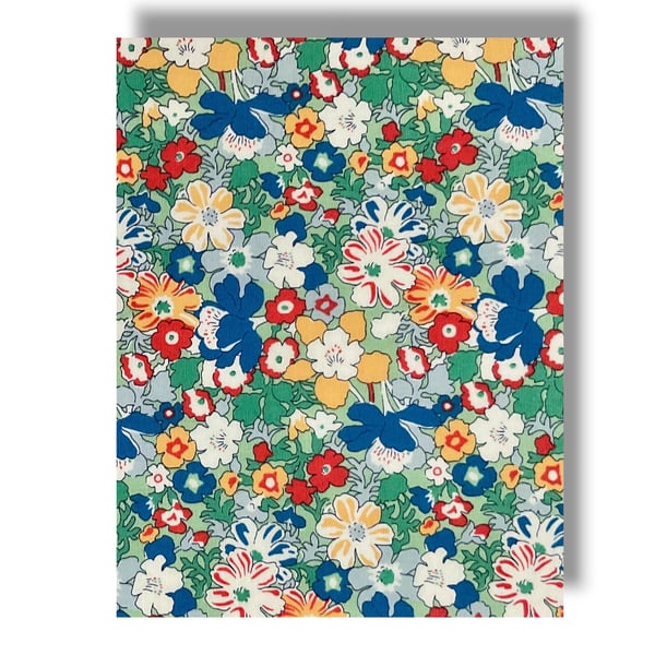A4 Sheet of Fabric Backed Felt - Floral