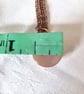 Upcycled Handmade Gold Coloured Metal Chain Necklace w Small Shell Pendant Charm - Image 5