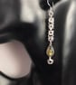 Green Amber Sterling Silver Earrings - Image 7
