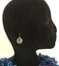 Azure Double Circle Drop Earrings - Image 3