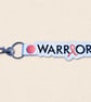 Warrior Awareness Ribbon Keyring - Embroidered Support Gift - Image 5
