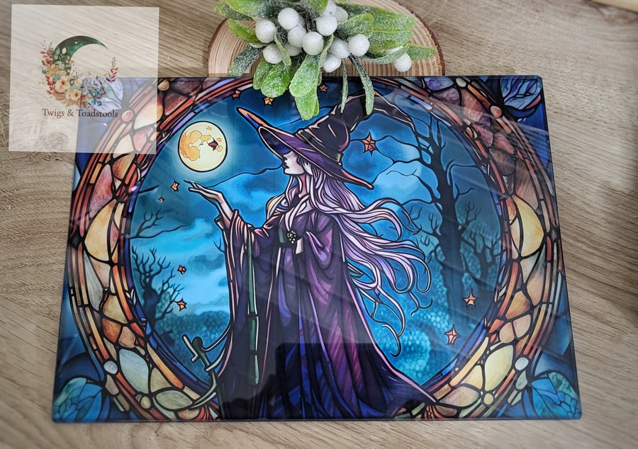 A4 glass altar board stained glass effect 