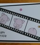 Film Roll Birthday Card - Pigs - Image 5