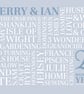 Personalised Silver Anniversary Word Art - 25 Years - AN252 - Image 5