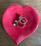 Heart-shaped ceramic trinket dishes - Image 4