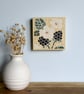 Mosaic Floral Art - Blackberry Mosaic Wall Plaque in Pale Yellow - Image 3