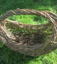 Crescent  Moon Lacey Weave basket made to order size, materials, design options - Image 3