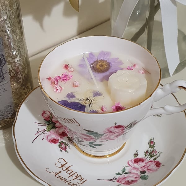 Tea cup Candle 