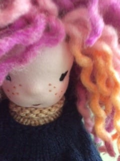 Knitted doll - Megan