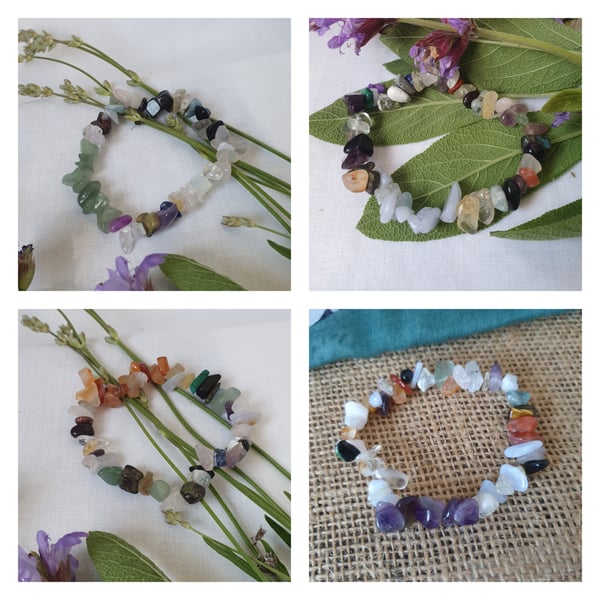 Perfectly imperfect stretch bracelets