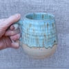 Beer stein tankard large mug hand thrown stoneware pottery ceramic handmade 