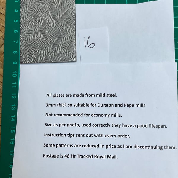 Rolling Mill Texture Plate 