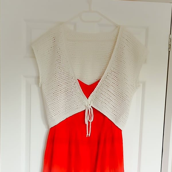 CROCHET PATTERN PDF Simple Shrug