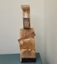 Driftwood table lamp (E14 bulb) with re-purposed tea light lantern - Image 2