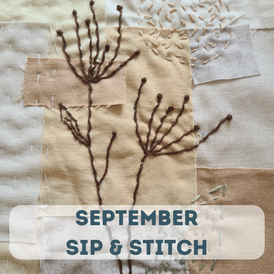 Sip & Stitch SEPTEMBER – Creative Workshop at Granello Lounge