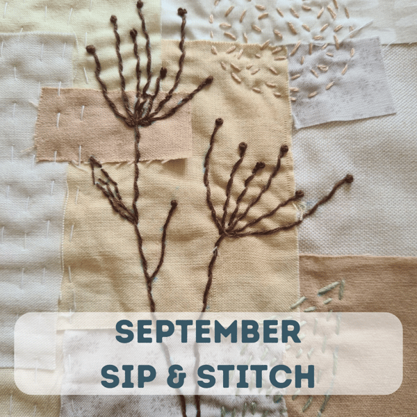 Sip & Stitch SEPTEMBER – Creative Workshop at Granello Lounge