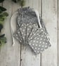 Reusable Face Pads Pack of 7 Grey Polka dot