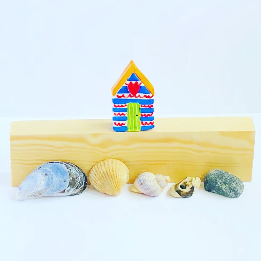Little Beach Hut - Porcelain, Ceramic