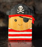 Handmade Wooden Pirate Character - Pirate Pete Shelf Decoration