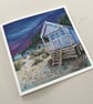 4 Coastal Themed Art Cards Set - Image 2